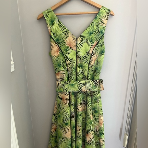 Linea Domani Tropical Print Dress 6P - Picture 12 of 12